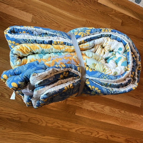 Anthropologie Talula Cotton Handcrafted Quilt with Euro Sham Size Queen NWT - Picture 15 of 17